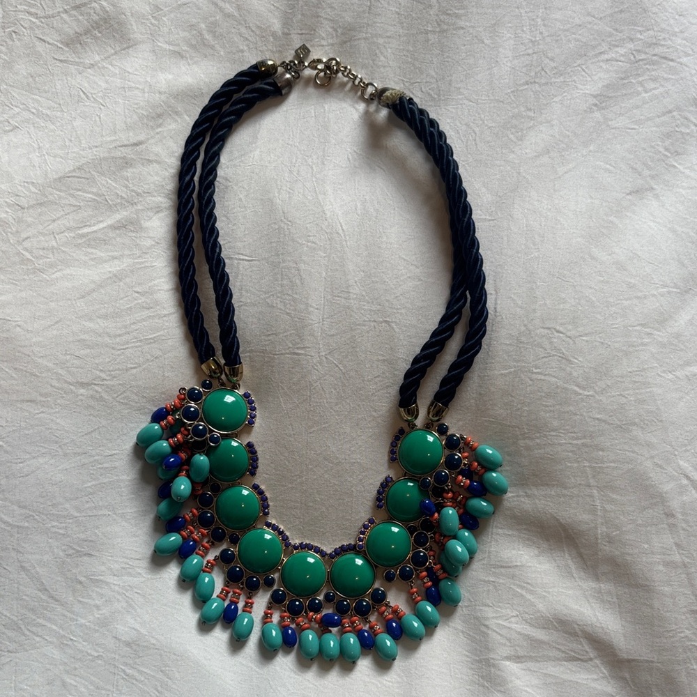 Banana Republic Turquoise and Navy Necklace
